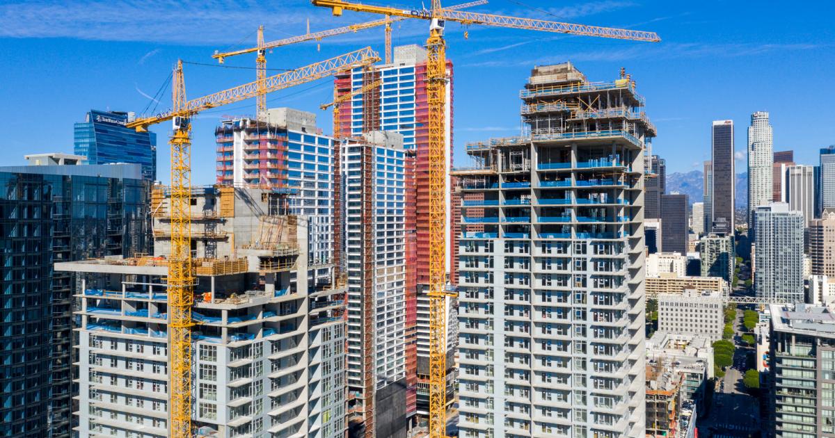 South Park's Hope + Flower Development Nears its Peak Urbanize LA